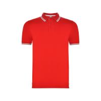 Рубашка поло Montreal мужская, красный/белый