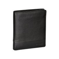 Портмоне BUGATTI Atlanta, чёрное, натуральная воловья кожа, 10, 5х2х12, 5 см