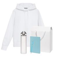 Набор с одеждой ALEX (худи, бутылка, блокнот, ручка), голубой, XL