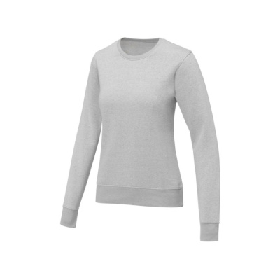 Женский свитер Zenon с круглым вырезом, серый яркий (размер XS)