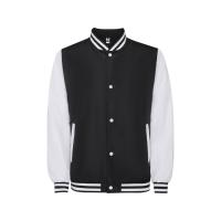 Бомбер утепленный California унисекс, черный/белый