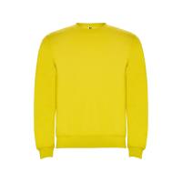 Свитшот с начесом Clasica унисекс, желтый