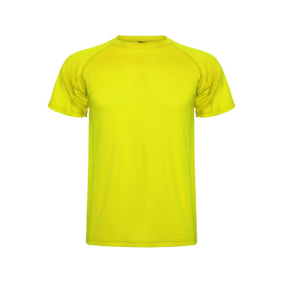 Спортивная футболка Montecarlo мужская, неоновый желтый (размер S)