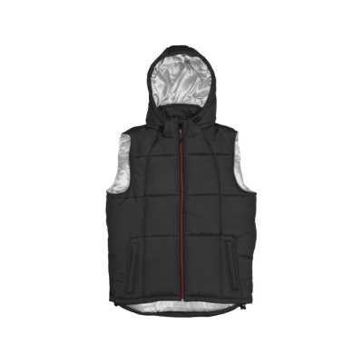 Жилет Vigour мужской, черный/стальной (размер S)