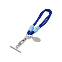 Брелок-браслет Bohemian c металлическим держателем для телефона, синий