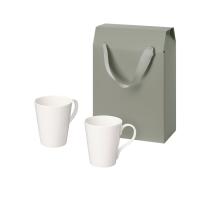 Подарочный набор Vesta в коробке-пакете (две фарфоровых кружки)
