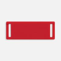 Лейбл из ПВХ Kova, красный