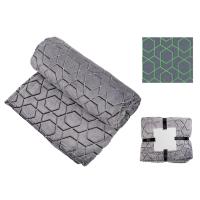 Светящийся в темноте плед Lattice черный