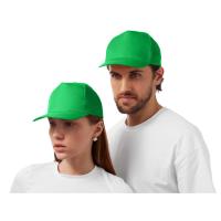 Бейсболка Poly 5-ти панельная 120 гр, зеленый
