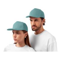 Бейсболка Florida 350 5-панельная, припылено-бирюзовый