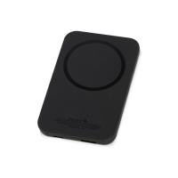 Магнитный беспроводной внешний аккумулятор MagnetIQ, 5000 мА·ч, 10 W, черный