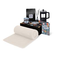 Подарочный набор Re: y. Vive с пледом, френч-прессом и кофе