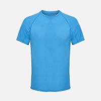 Футболка спортивная унисекс Vortex, ярко-бирюзовая
