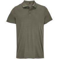 Рубашка поло унисекс Pitcher, темный хаки