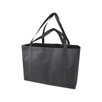 Jumbo эко-сумка очень большого размера из нетканого материала, объемом 65 л, сплошной черный