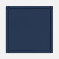 Лейбл из ПВХ Dzeta, L, темно-синий