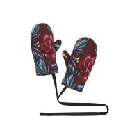 Варежки Русские сезоны, бордо. Varvara (без лого)