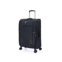 Чемодан TORBER Brosno, чёрный, нейлон 600D, 43, 5 х 19 х 68 см, 56 л