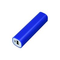 PB030 Универсальное зарядное устройство power bank прямоугольной формы. 2600 мА·ч. Синий