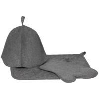 Набор для бани «Парилка», ver. 2, серый