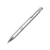 Ручка пластиковая шариковая Legend Plastic, серебристая