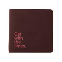 ЕЖЕДНЕВНИК недатированный А5- MEGAPOLIS FLEX QUATTRO (БОРДОВЫЙ) с УФ-печатью