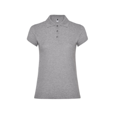 Рубашка поло Star женская, серый меланж (размер S)
