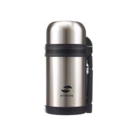 Термос Stinger, 1 л, широкий с ручкой, нержавеющая сталь, серебристый, 12, 2 х 10, 5 х 23, 3 см