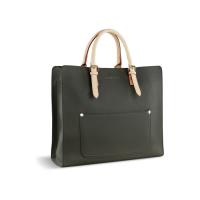 Сумка-шоппер BUGATTI ЭЛЛА | ELLA, оливковая, полиуретан, 37х12х31 см