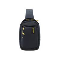 Рюкзак TORBER VOYAGE на одно плечо, серый, полиэстер 900D, 20х10х30 см, 5 л