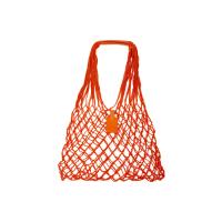 Авоська Dream L наплечная 25 литров с кожаными ручками,  оранжевый (5)