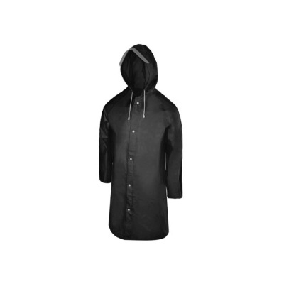 Дождевик Hawaii c чехлом унисекс, черный (размер XS-S)