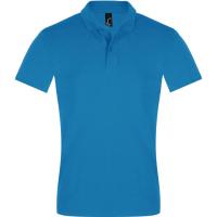 Рубашка поло мужская Perfect Men 180 бирюзовая