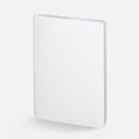 Ежедневник Nebraska Flex, недатированный, белый с серебристым