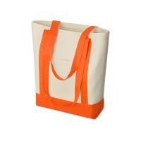 Сумка для шопинга Cotton, натуральный/оранжевый