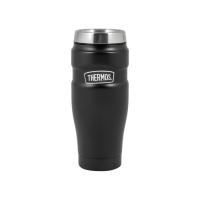 Кружка-термос из нерж. стали тм THERMOS SK1005BK (Matte Black) 0. 47L, черный