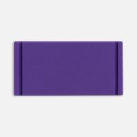 Лейбл из ПВХ Dzeta, XS, фиолетовый