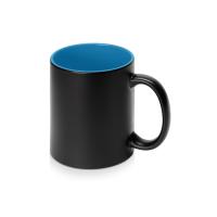 Кружка-хамелеон Surprise матовая, черный/голубой