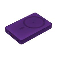 Внешний аккумулятор Атлантис Плюс PD (Atlantis PD Plus) 10000 мА·ч с функцией беспроводной зарядки 15W, фиолетовый