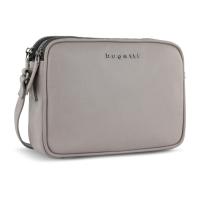 Сумка кросс-боди женская BUGATTI БЕЛЛА | BELLA, бежевая, воловья кожа/полиэстер, 22х6х15, 5 см