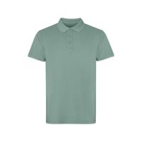 Рубашка поло Cobain унисекс, сине-зеленый выстиранный