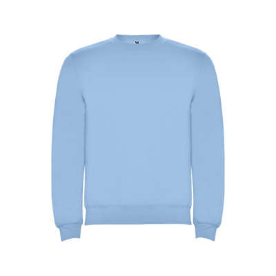 Свитшот с начесом Clasica унисекс, небесно-голубой