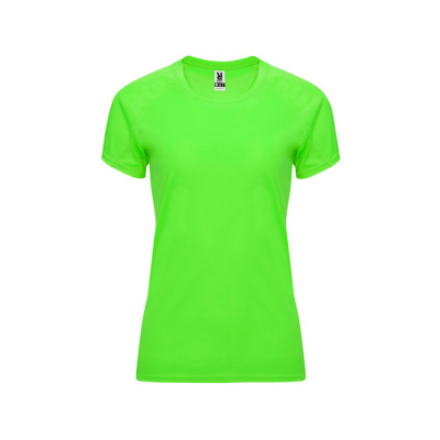 Футболка Bahrain женская, неоновый зеленый (размер S)