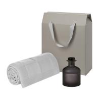 Подарочный набор Mizu, Cella Soft, серый (диффузор, плед)