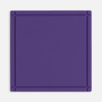 Лейбл из ПВХ Dzeta, L, фиолетовый