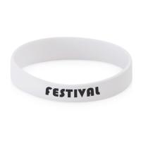 Силиконовый браслет Forest 202*12 мм, белый