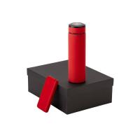 Подарочный набор с термосом и повербанком С2, красный