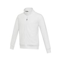 Galena унисекс-свитер с полноразмерной молнией из переработанных материалов Aware™ - Белый