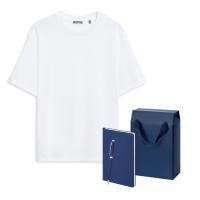 Набор с одеждой RUST (футболка, ежедневник, ручка), белый/синий, 3XL/4XL