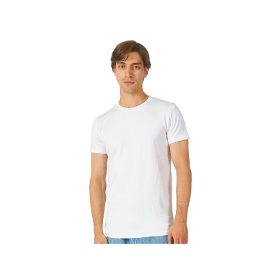 Футболка HD Fit короткий рукав с эластаном, мужская, белый (размер S)